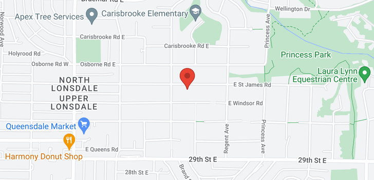 map of 461 E ST. JAMES ROAD